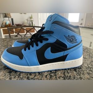 Blue/Black Air Jordans